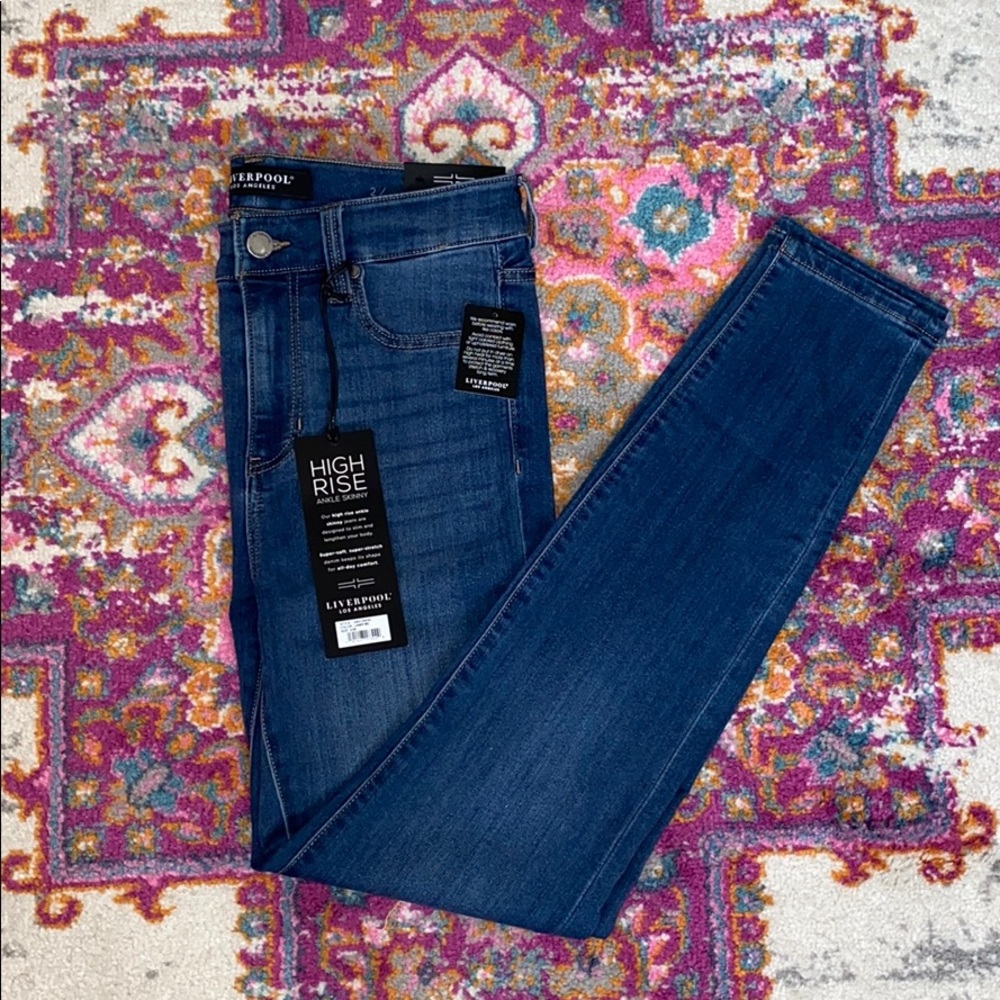 Liverpool High Rise Ankle Skinny Jeans